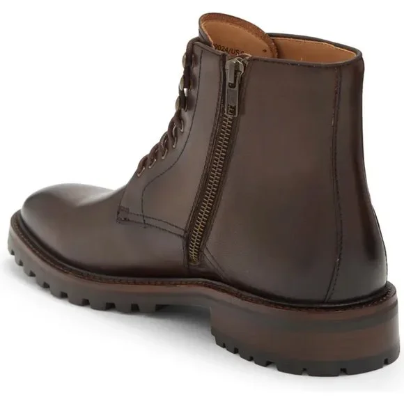 Curatore Anello Leather Boot in Brown
